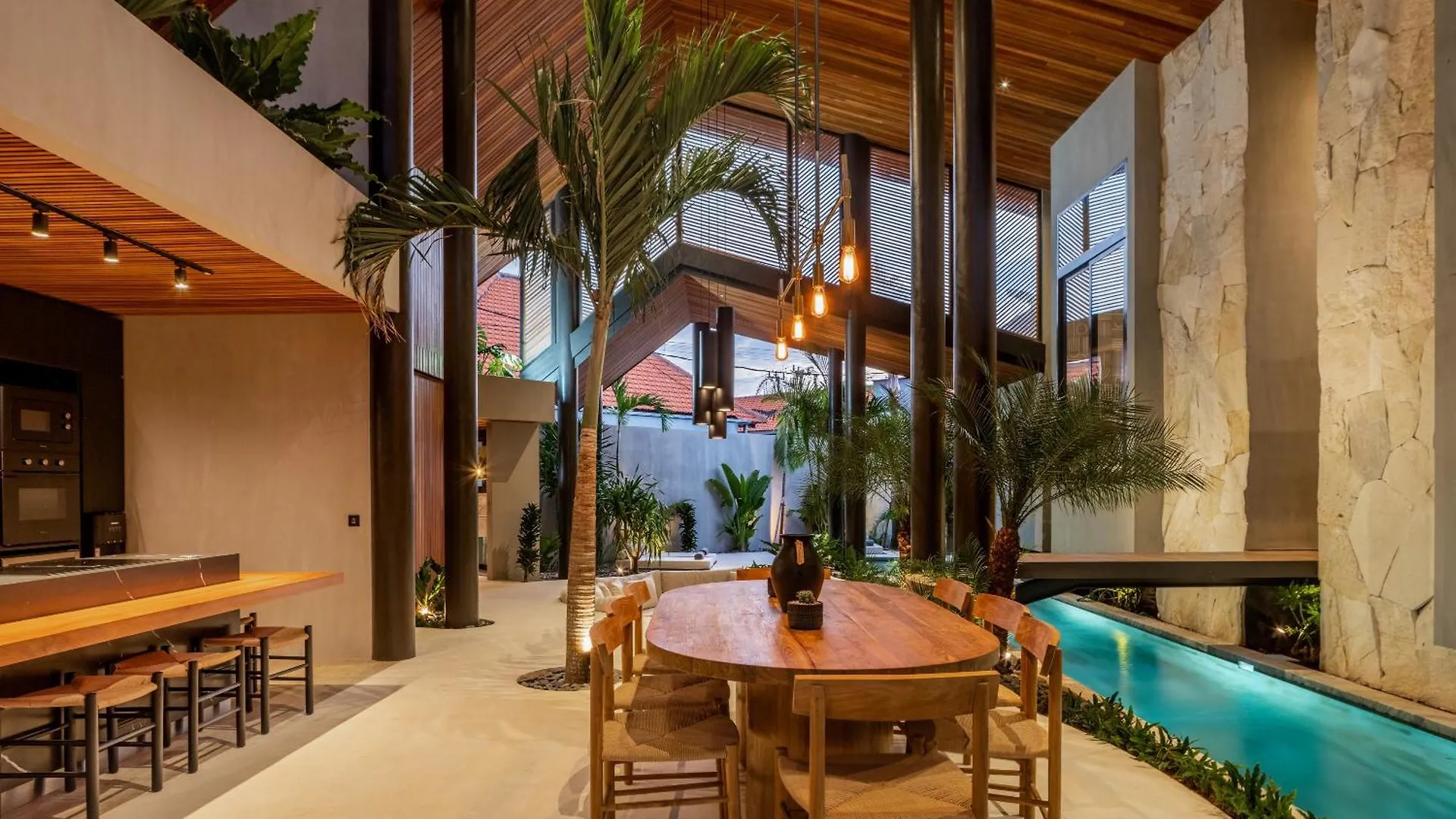 House Of Winds Complex - Lush 9Br Exotic Oasis 3X3Br Villas In Canggu Kerobokan