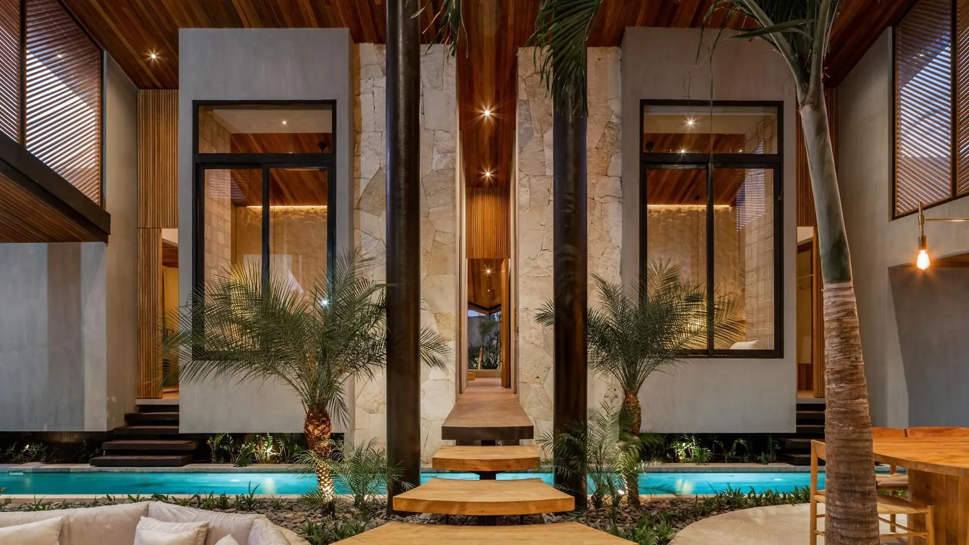 House Of Winds Complex - Lush 9Br Exotic Oasis 3X3Br Villas In Canggu Kerobokan  Indonesia